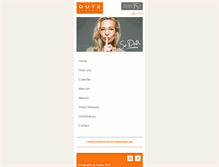 Tablet Screenshot of dutzeyewear.com